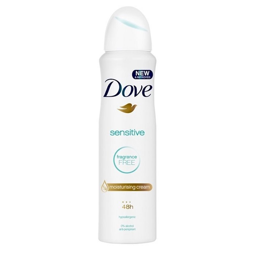 Антиперспирант Dove Sensitive Fragrance Free Antiperspirant Spray 150