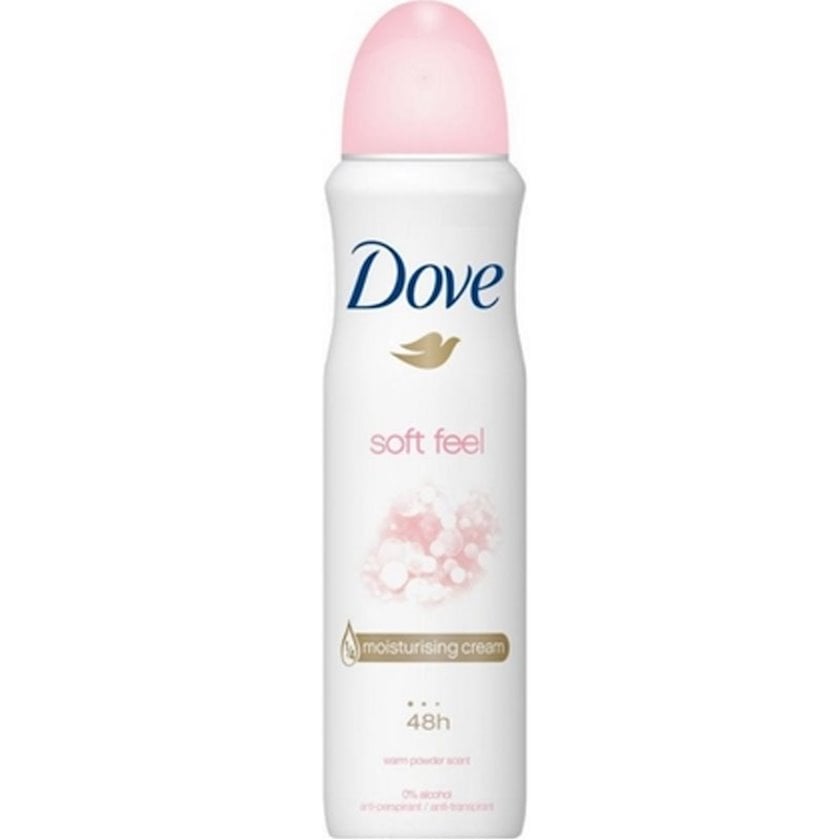 Antiperspirant Dove Soft Feel Warm Powder Scent Antiperspirant Spray