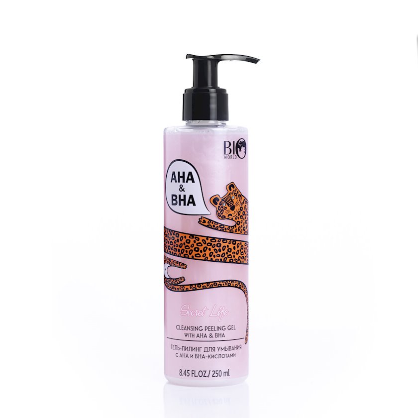 AHA və BHA-turşularla üz yuma üçün gel-pilinq Bio World Secret life ...