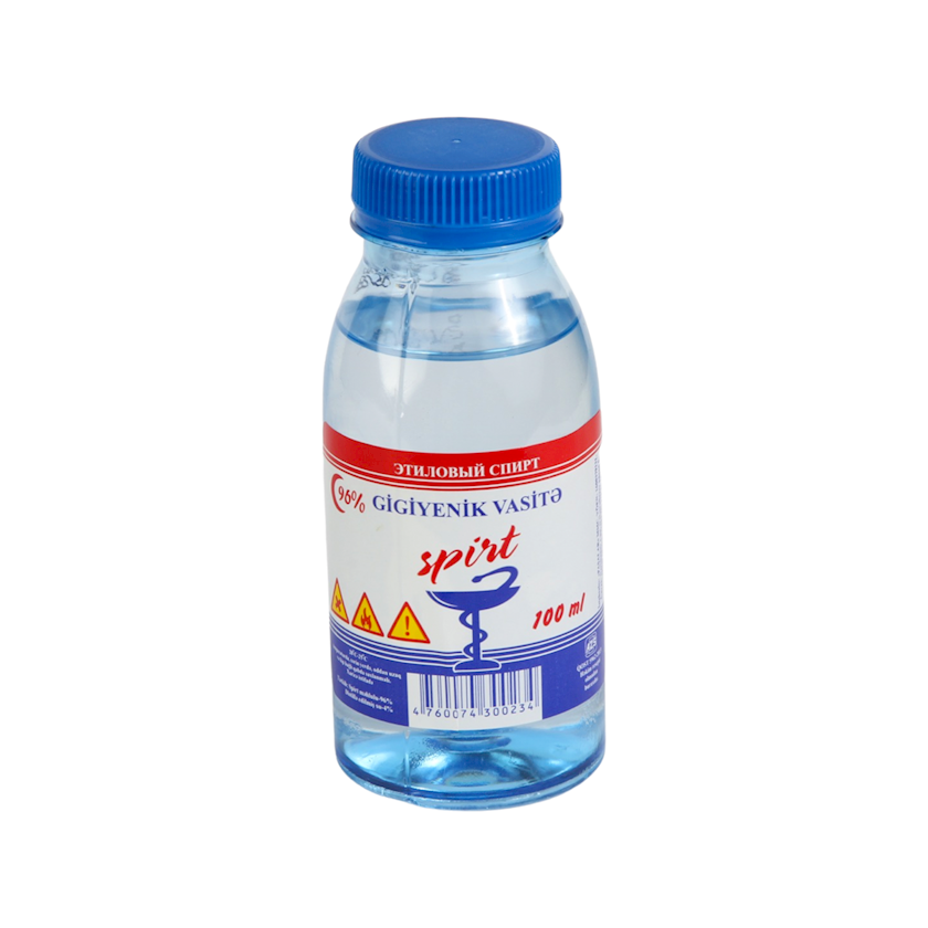Etil spirti 95%, 100 ml - Qiymeti, Bakıda almaq. Satışı, icmal, rəylər