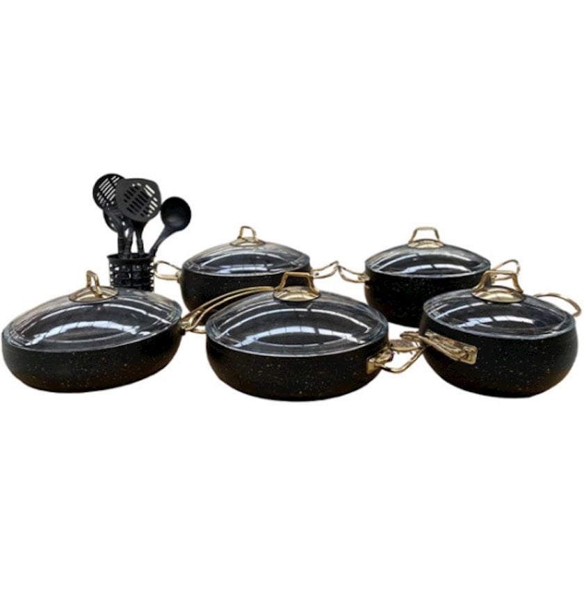 Наборы посуды для готовки Bonera Vogue Guvec Qranit, 16 предметов ...