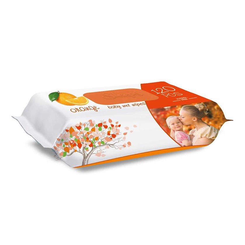 Детские влажные салфетки Sleepy Orange 120 шт - купить в Баку. Цена ...