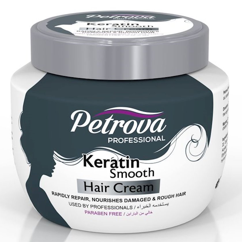Saçlar üçün krem Petrova Professional Keratin Smooth Hair Cream 500 ml Qiymeti, Bakıda almaq