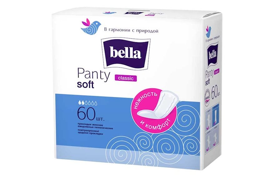 Прокладки ежедневные Bella Panty soft classic, 60 шт. - купить в Баку ...