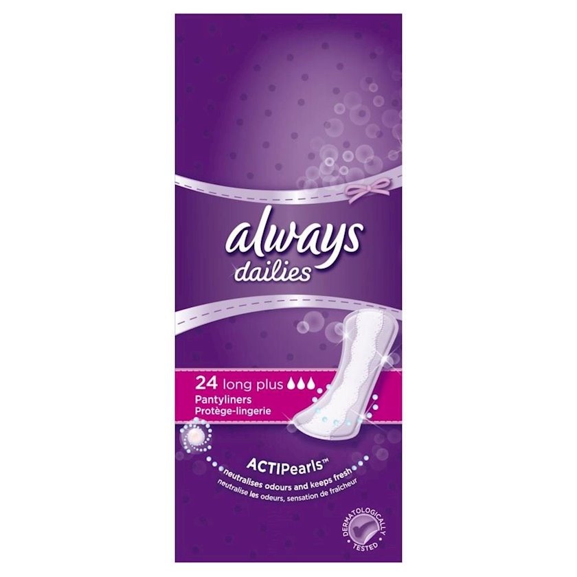 Bezlər Dailies Always Extra Protect Long Plus Panty Liners 24 ədəd