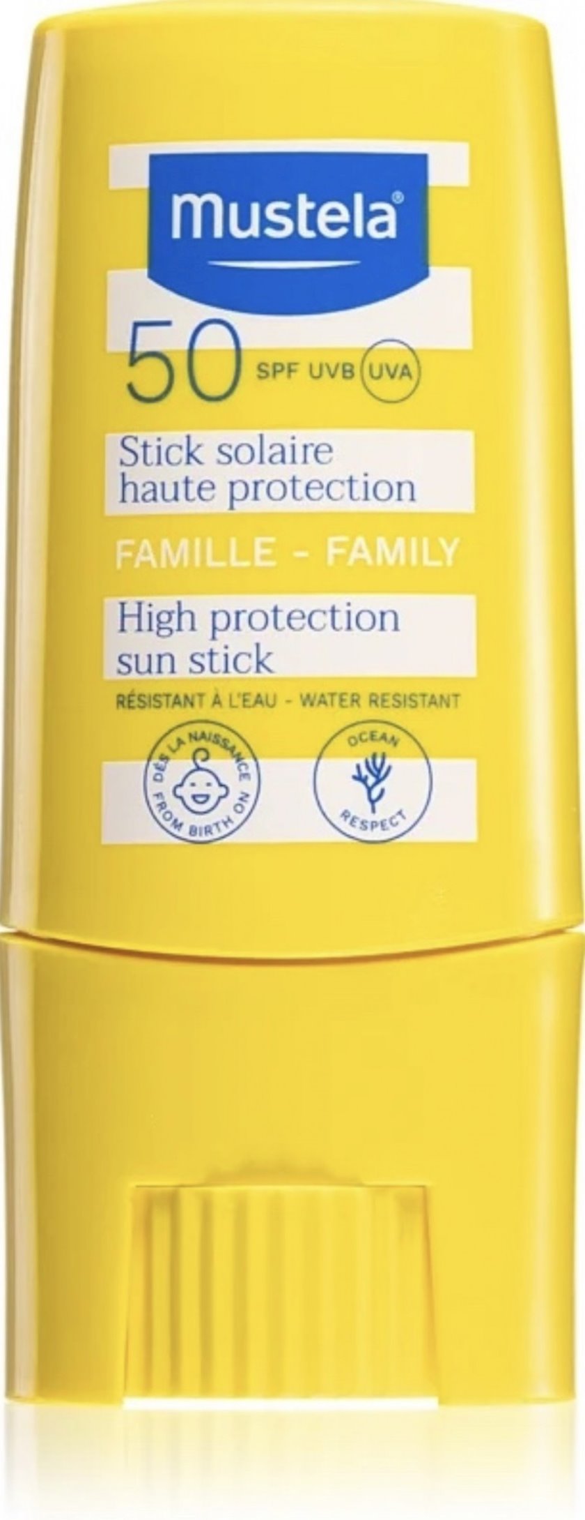 Детский солнцезащитный стик Mustela Sun Stick High Protection SPF50, 9 ...