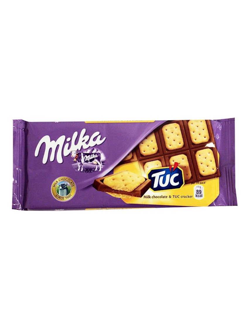 Шоколад с крекером Milka Milk chocolate&Tuc Cracker 87 г - купить в ...