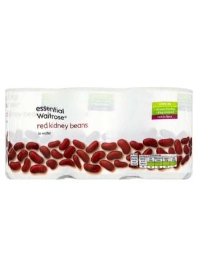 Консервы Essential Waitrose Red Kidney Beans In Water, 400 г купить в