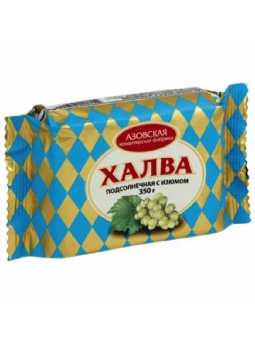 Halva "Азовская Кондитерская Фабрика", kişmiş ilə, 350 q 255594