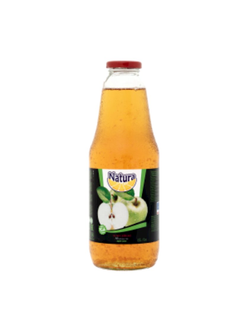 Сок Natura в стеклянной бутылке Яблоко 1 л - купить в Баку. Цена, обзор ...
