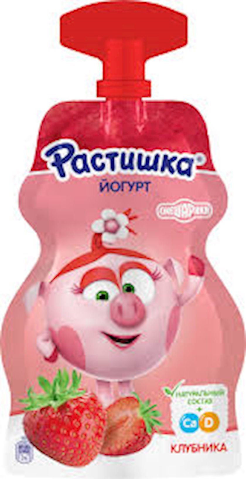 Йогурт Растишка со вкусом клубники 70 г - купить в Баку. Цена, обзор ...