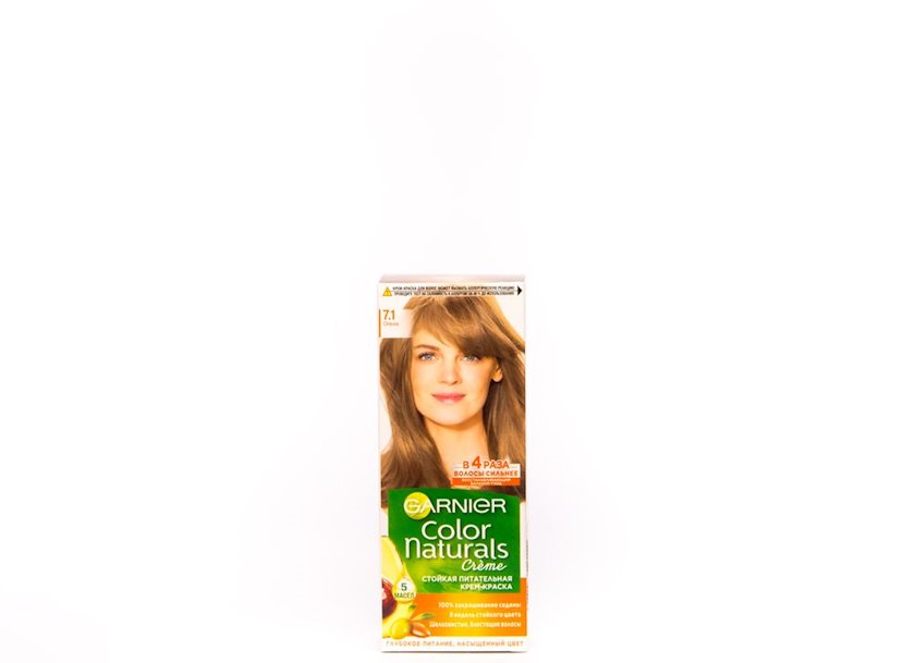 Стойкая крем-краска для волос Garnier Color Naturals оттенок 7.1 Ольха ...