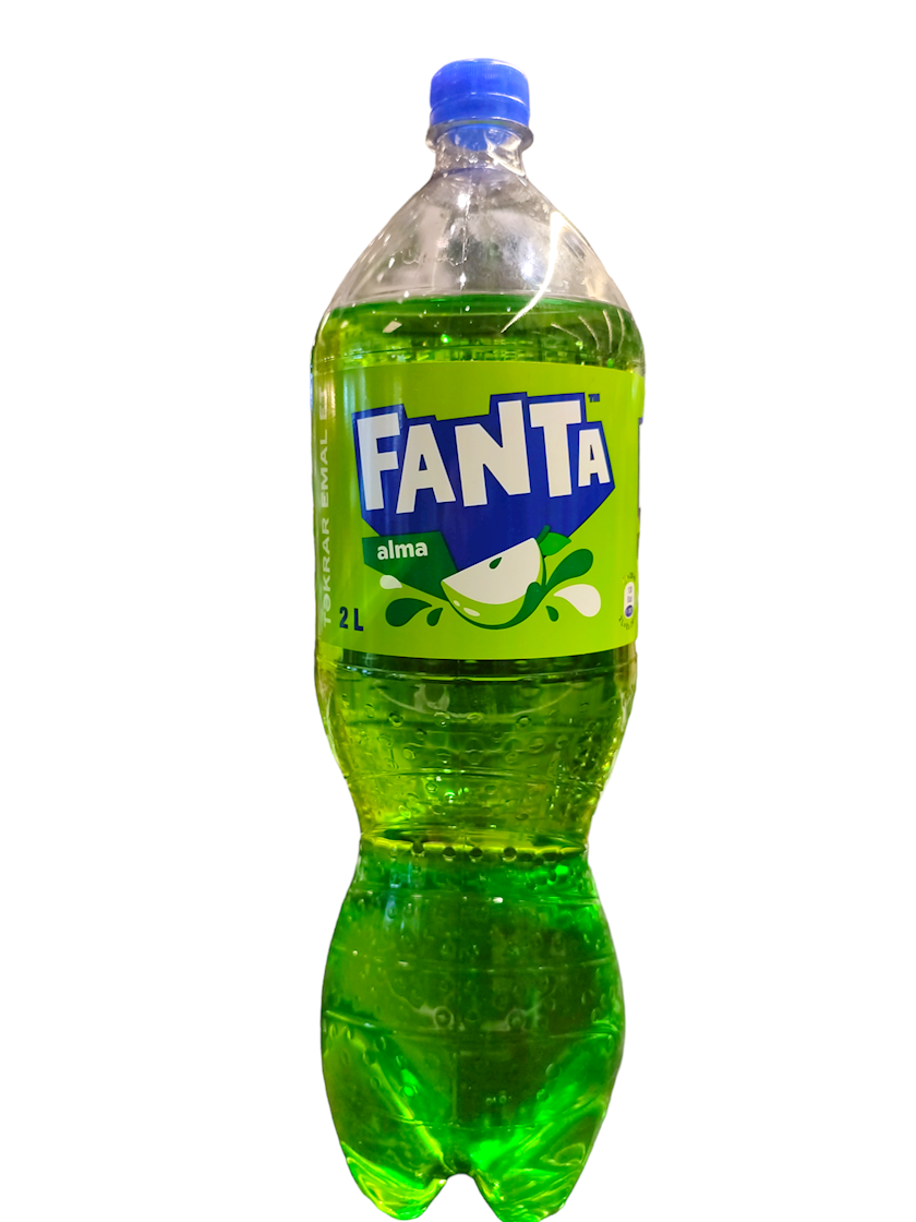 Газированный напиток Fanta Яблоко, 2л - купить в Баку. Цена, обзор ...