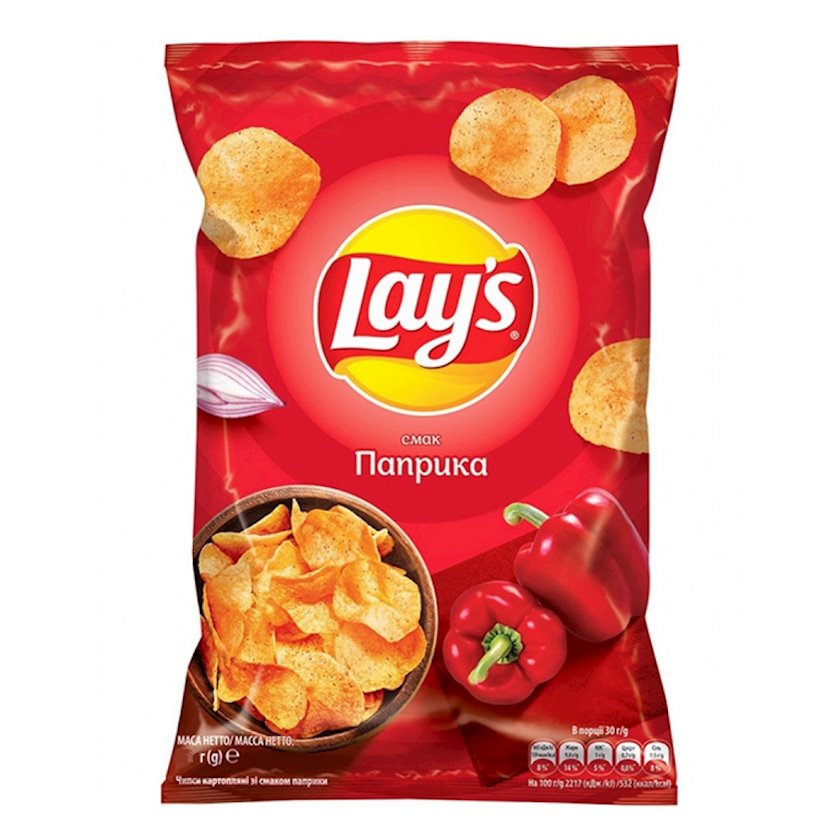 Çips Lays, paprika, 70 q Qiymeti, Bakıda almaq. Satışı, icmal, rəylər