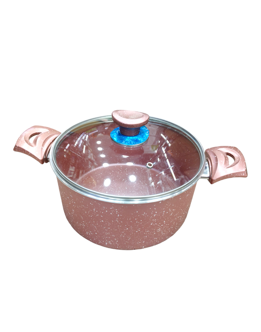 Кастрюля Ozguven HMSD_QP28 гранит, розовая, 28 см - купить в Баку. Цена ...