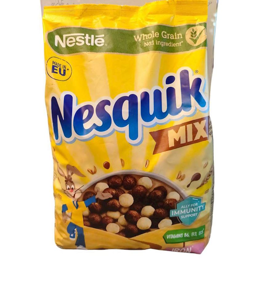 Сухой завтрак Nestle Nesquik Mix шоколадные шарики 460 г - купить в Баку.  Цена, обзор, отзывы, продажа