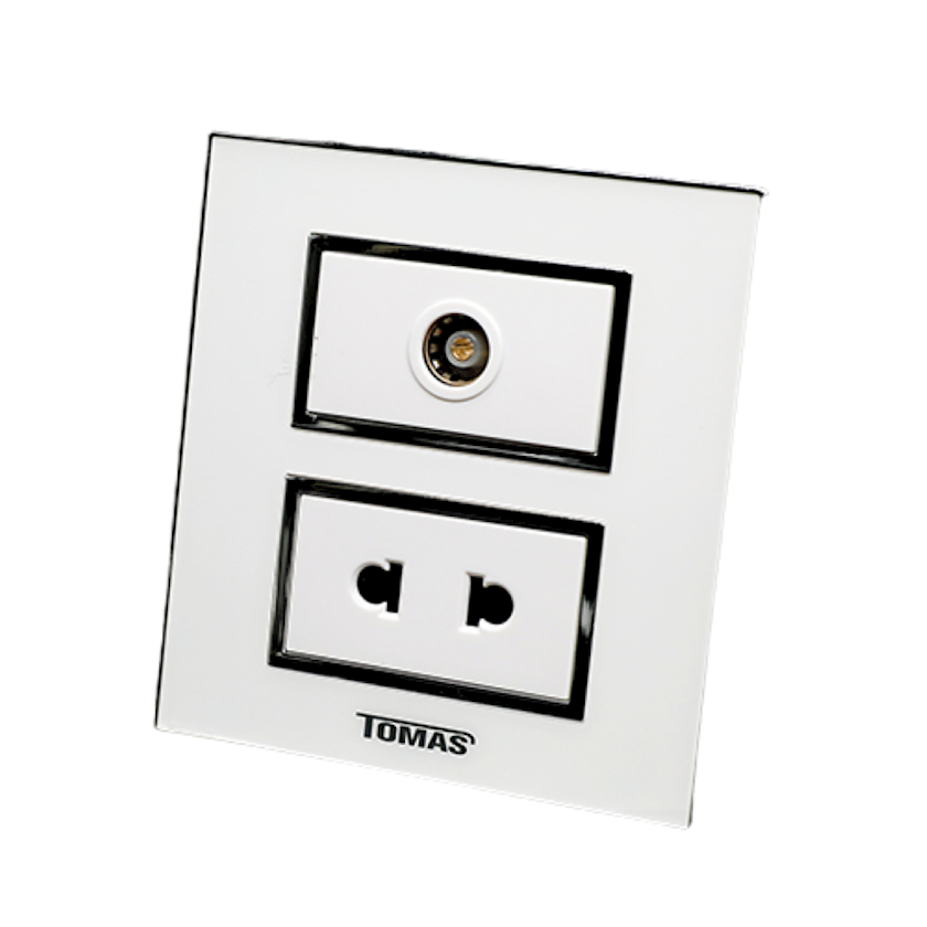 Розетка/Розетка для спутниковой антенны Tomas TM.21603 белая - купить в ...