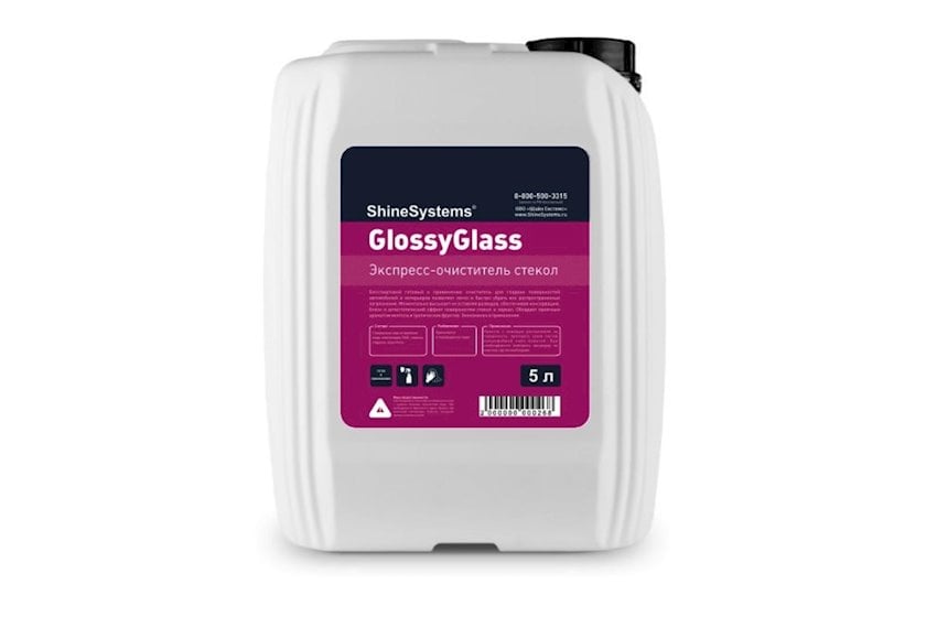 Очиститель стекол Shine Systems GlossyGlass, 5 л - купить в Баку. Цена ...