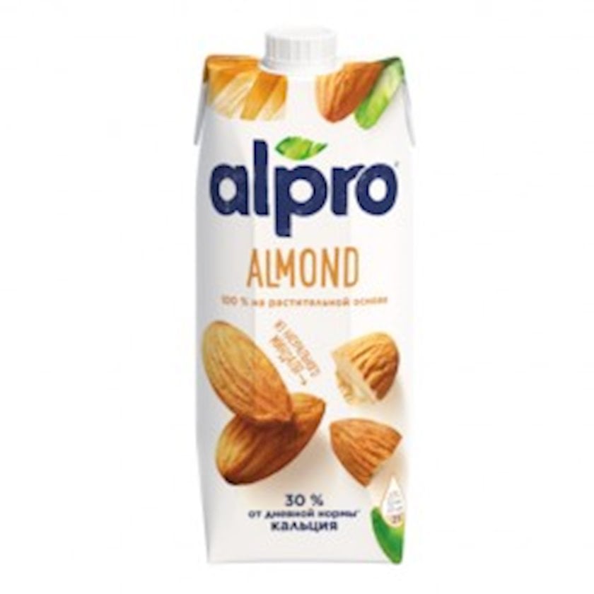 Молоко миндальное Alpro 1 л - купить в Баку. Цена, обзор, отзывы, продажа