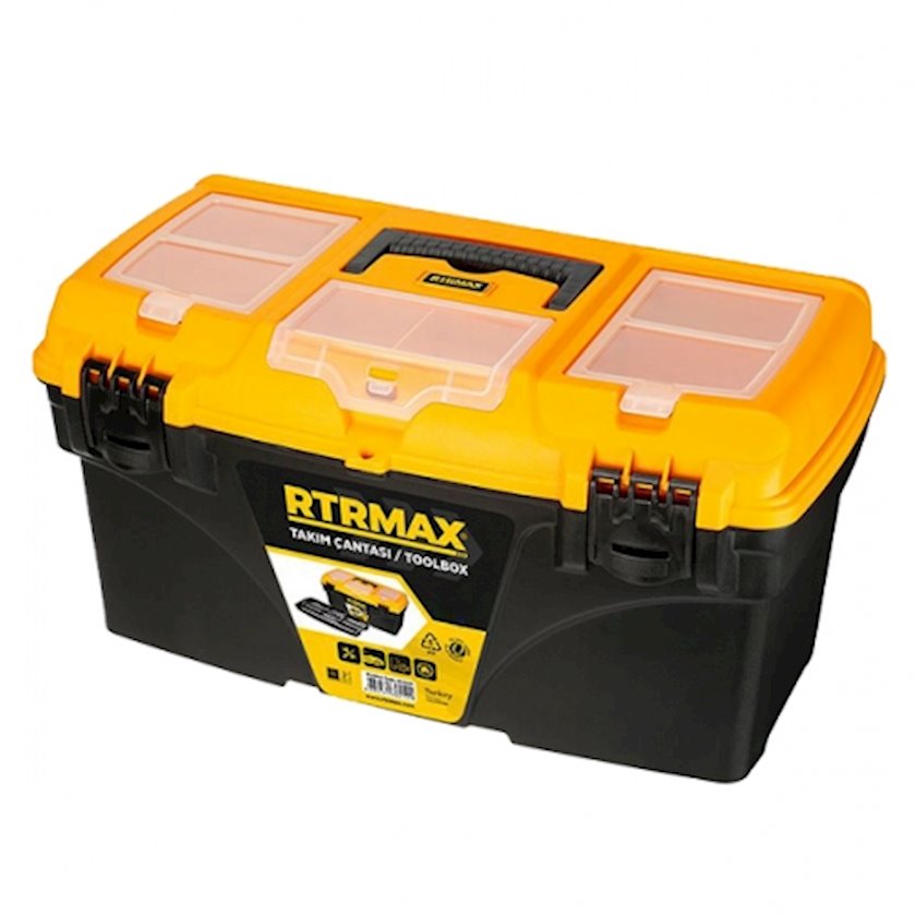 Alətlər üçün qutu Rtrmax RC0016, plastik, narıncı/qara - Qiymeti ...