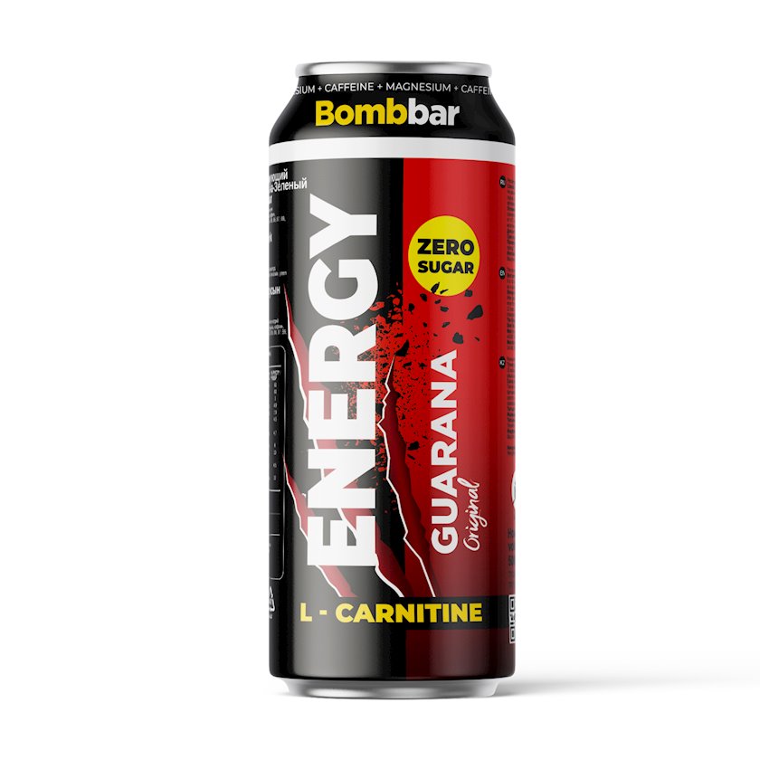 Энергетический напиток Bombbar Energy, оригинальный вкус, без сахара ...