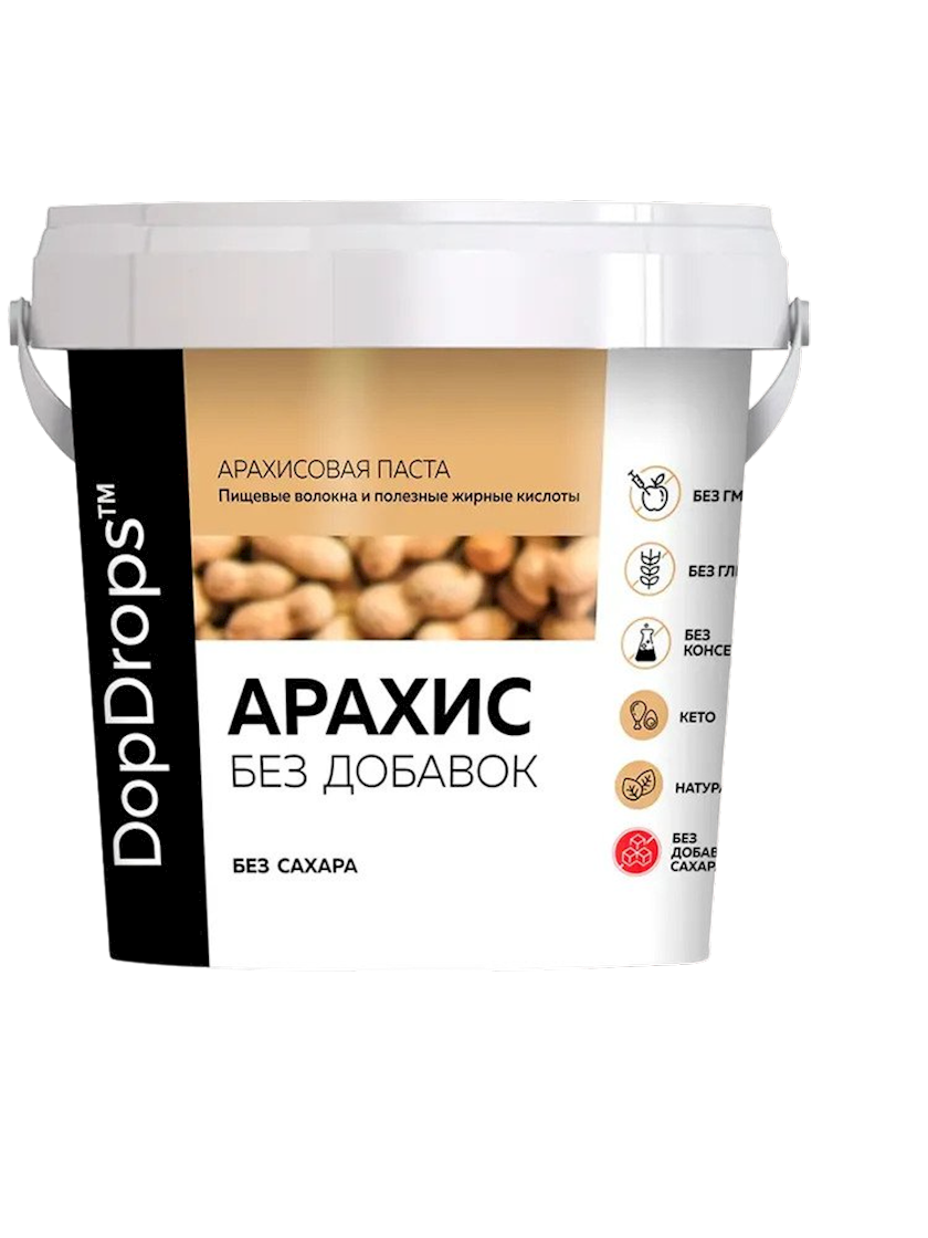 Fıstıq pastası Dopdrops Peanut Butter, 1 kq
