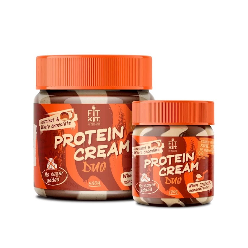 Протеиновая паста FitKit Protein Cream Duo, 530 г - купить в Баку. Цена ...