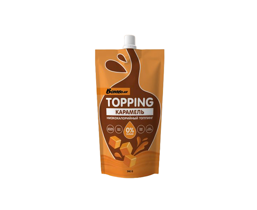 Şirin topping Bombbar Karamel az kalorili, 240 q