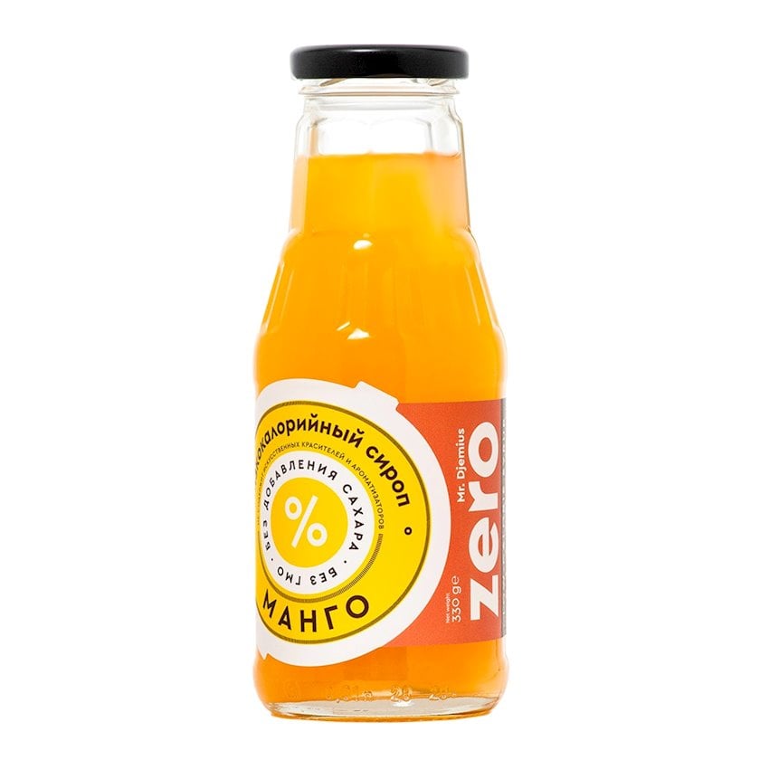 Sirop Mr. Djemius Zero Manqo az kalorili, 330 q