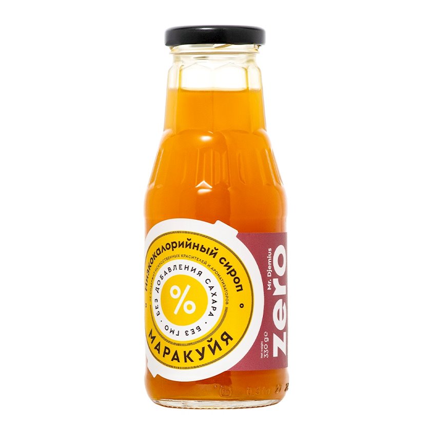 Sirop Mr. Djemius Zero Marakuya az kalorili, 330 q
