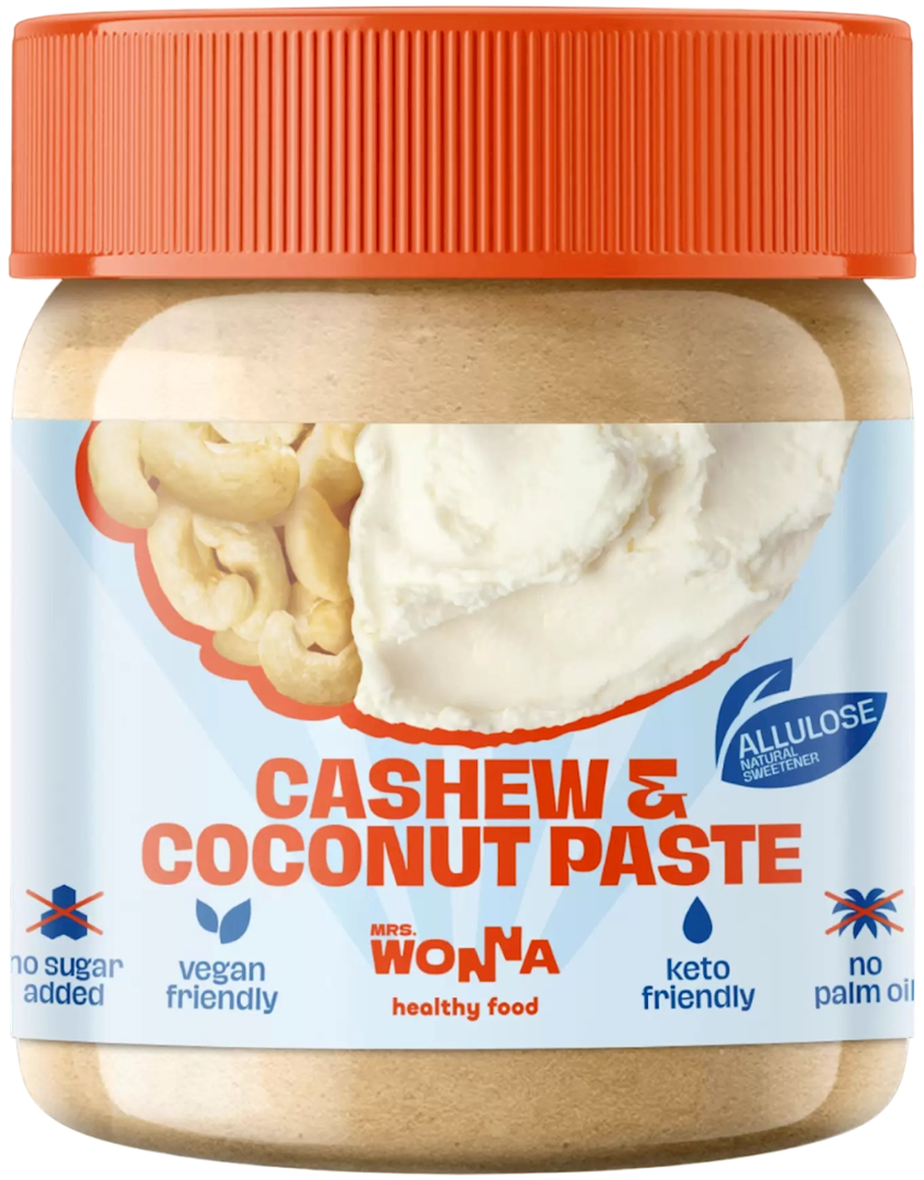 Pasta Mrs.Wonna Cashew & Coconut Paste keşyu və kokos ilə, 250 q