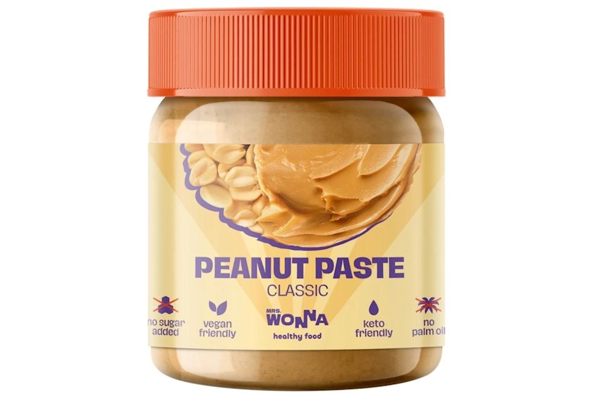 Pasta Mrs.Wonna Peanut Paste Classic yer fındıqlı, 250 q