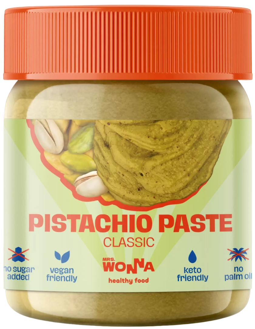 Pasta Mrs.Wonna Pistachio Paste Classic yer fındıqlı, 250 q
