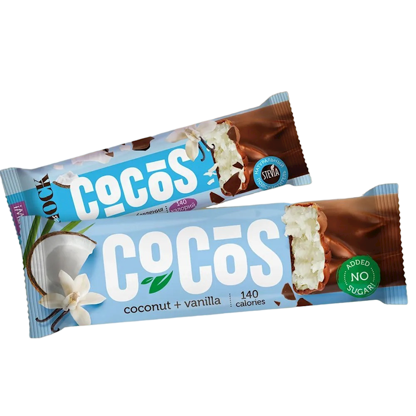 Bar FitnesShock Coconut-Vanilla, 12х35 q