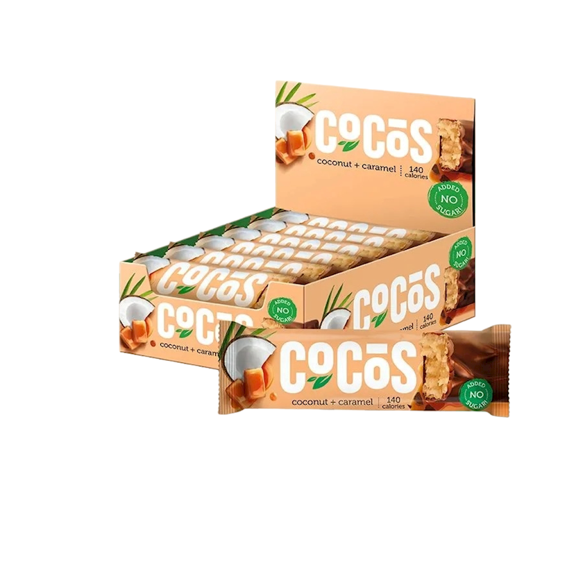 Bar FitnesShock Coconut-Caramel, 12х35 q