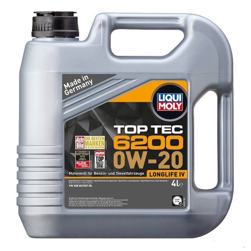 Motor yağı Liqui Moly Top Tec 6200 0W-20, 4 l - Satışı | Mator Yaglari