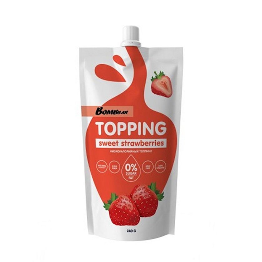 Toppinq Bombbar Çiyələk, 240 q