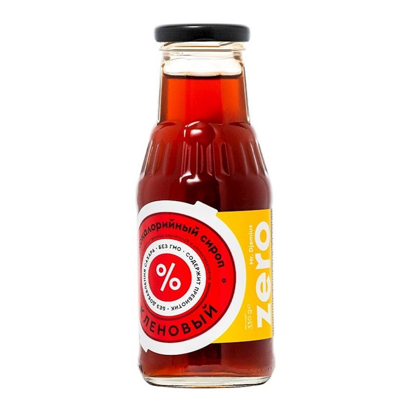 Sirop Mr. Djemius ZERO Ağcaqayın, aşağı kaloriyalı, şəkərsiz, 330 q