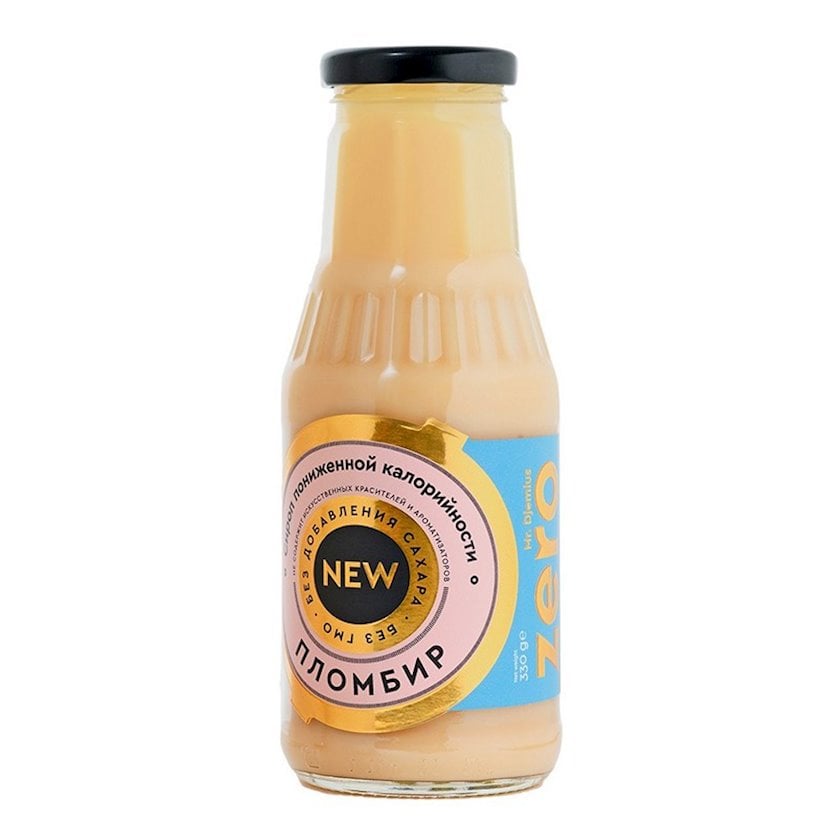 Sirop Mr. Djemius ZERO Plombir, aşağı kaloriyalı, şəkərsiz, 330 q