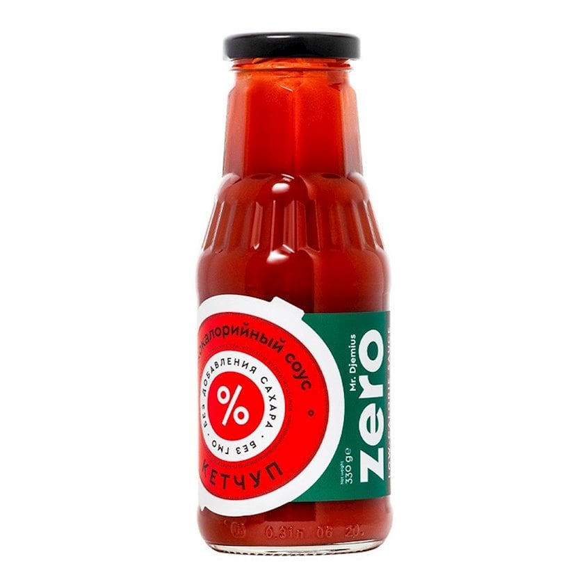 Sous Ketçup Mr. Djemius ZERO, aşağı kaloriyalı, 330 q