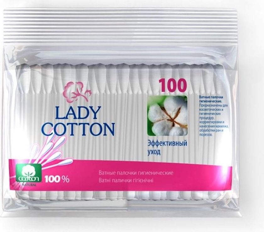 Ватные палочки Lady Cotton 100 шт - купить в Баку. Цена, обзор, отзывы ...