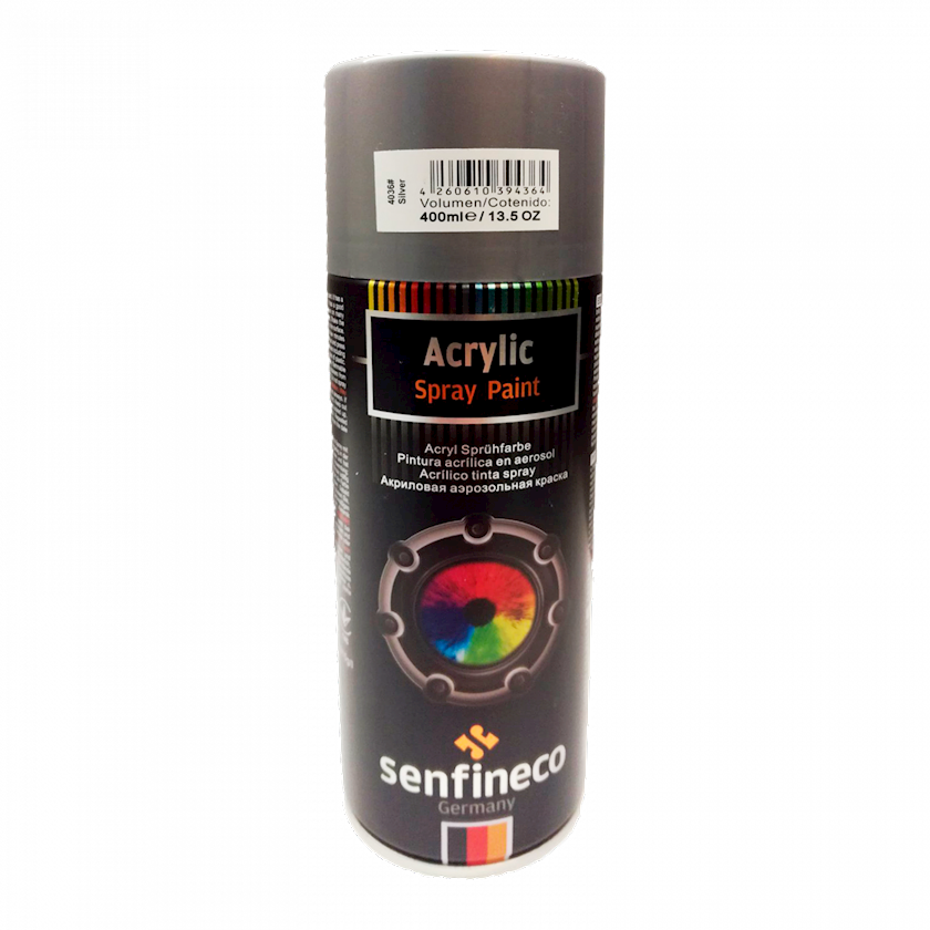 Aerozol boya Senfineco Paint Acrylic 4036 Silver 400 ml Qiymeti
