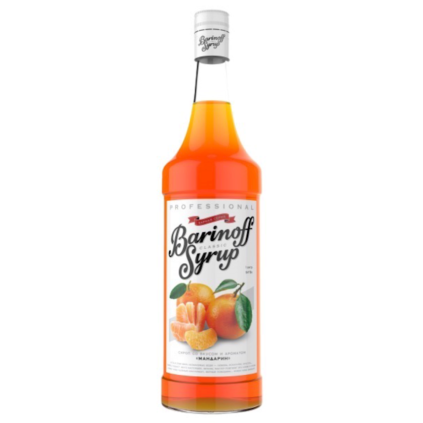 Sirop Barinoff Mandarin, 1000 ml
