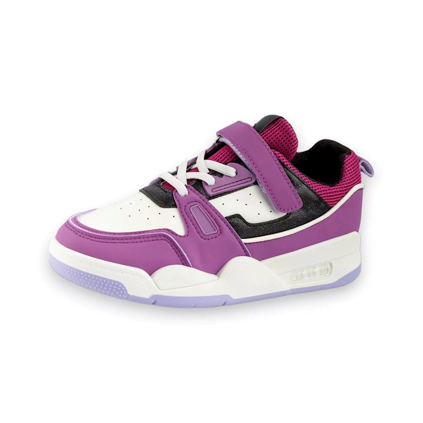 Кроссовки для девочек Papito Kids 8PA9D15, фиолетовый, натуральная кожа ...