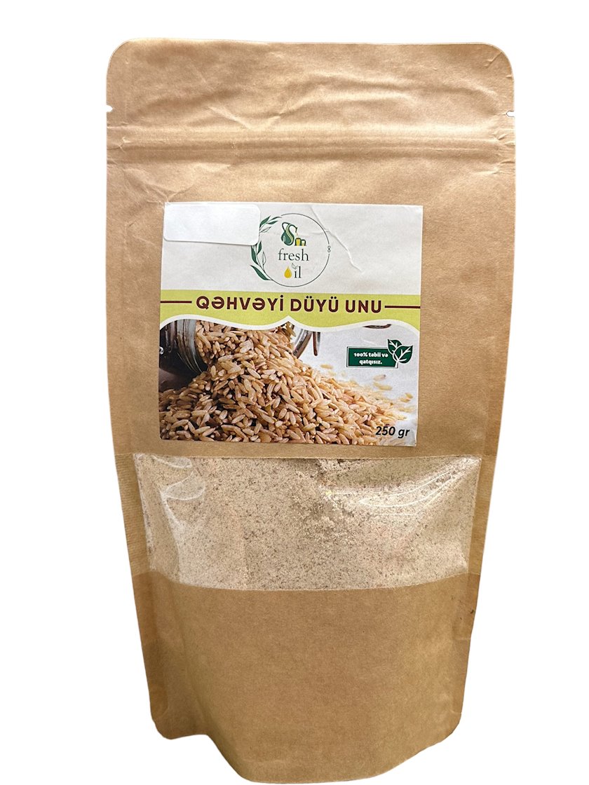 Qəhvəyi düyü unu SM Fresh oil, 250 q