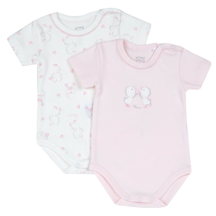 Комплект из 2-х боди для девочек Chicco 9011597000000-11, разноцветный ...