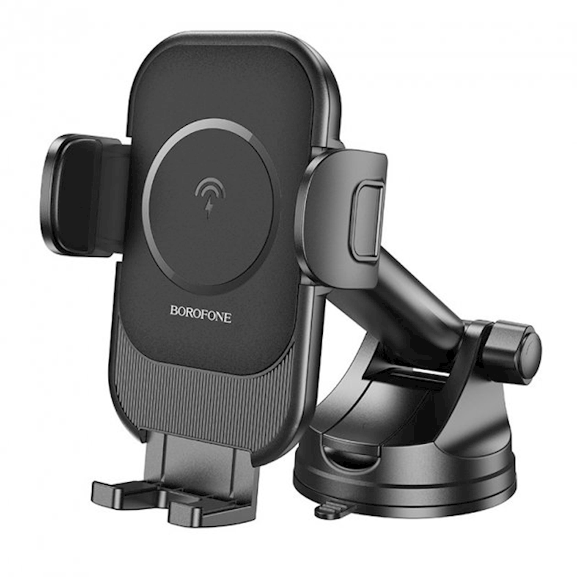 Avtomobil üçün simsiz enerji toplama ilə telefon tutacağı Borofone BH203 Black
