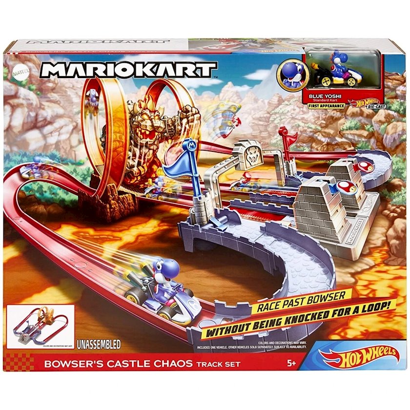 Hot Wheels Mariokart Chain Chomp Track Set, 1 - City Market