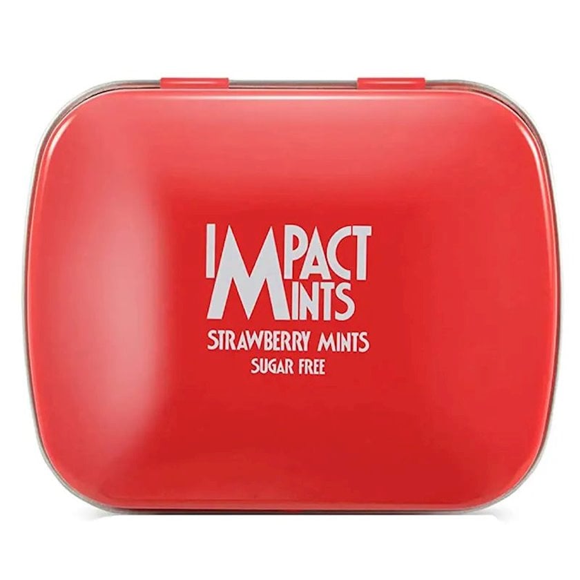Qutuda konfetlər Impact Mints çiyələkli, 14 q