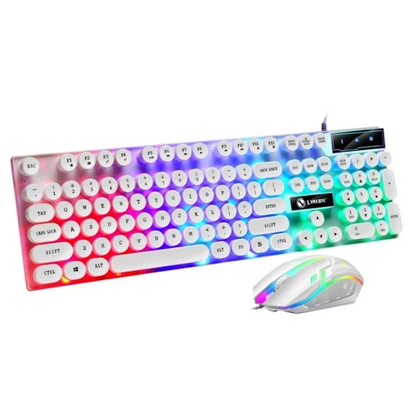 Комплект клавиатура и мышь Limeide Metal Storm T21 USB Wired Office ...